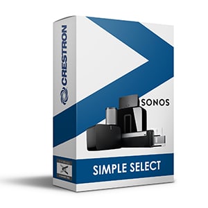 crestron sonos simple select