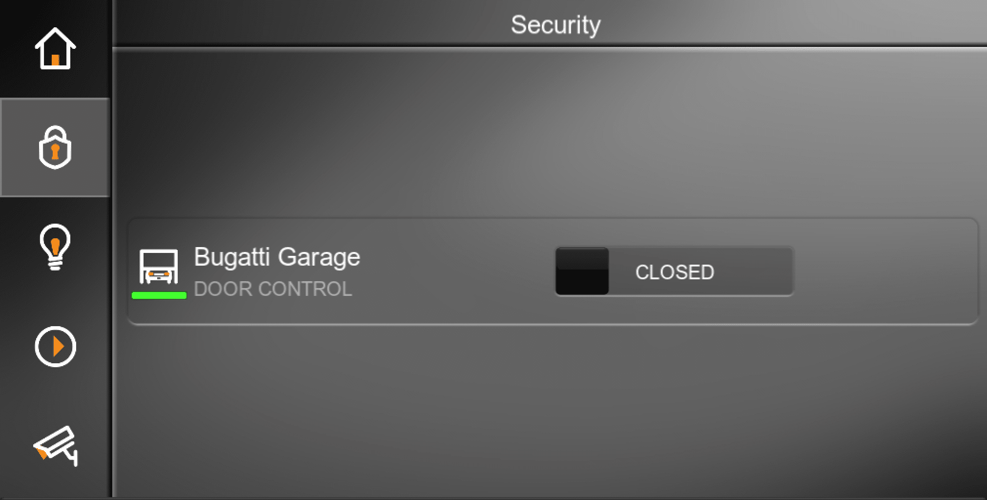 myQ garage interface