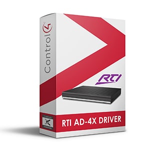 RTI AD-4x Driver for Control4