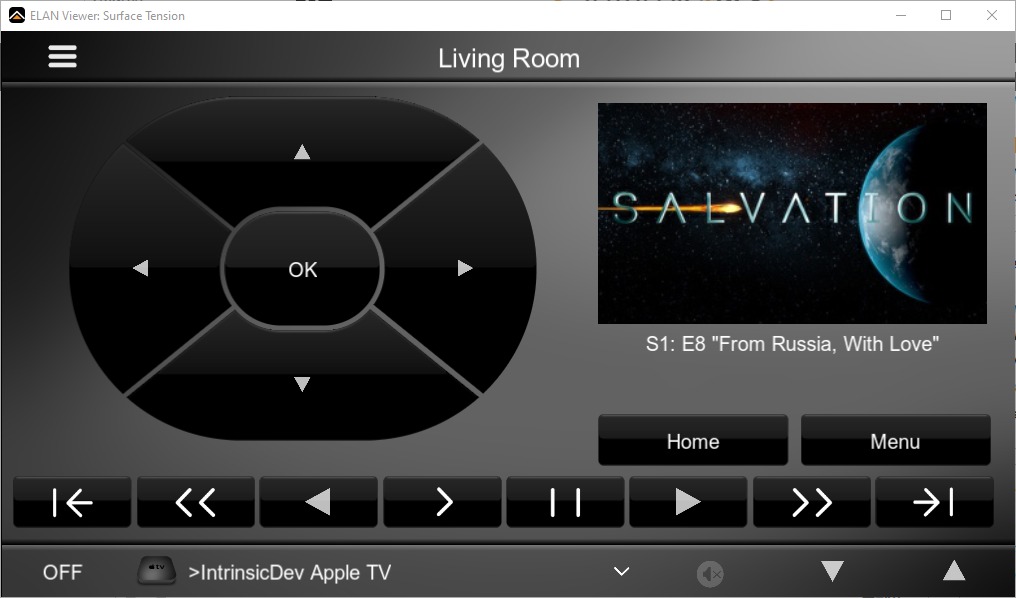 Intrinsic Dev Apple TV Driver Interface