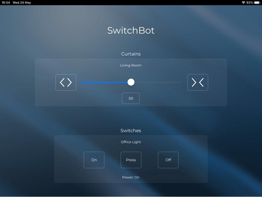 SwitchBot Driver for RTI Interface