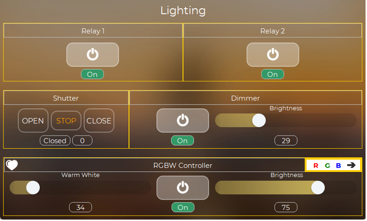 Fibaro HC3 Lighting Driver for RTI Interface